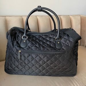 Ulta Quilted Weekender Bag, black